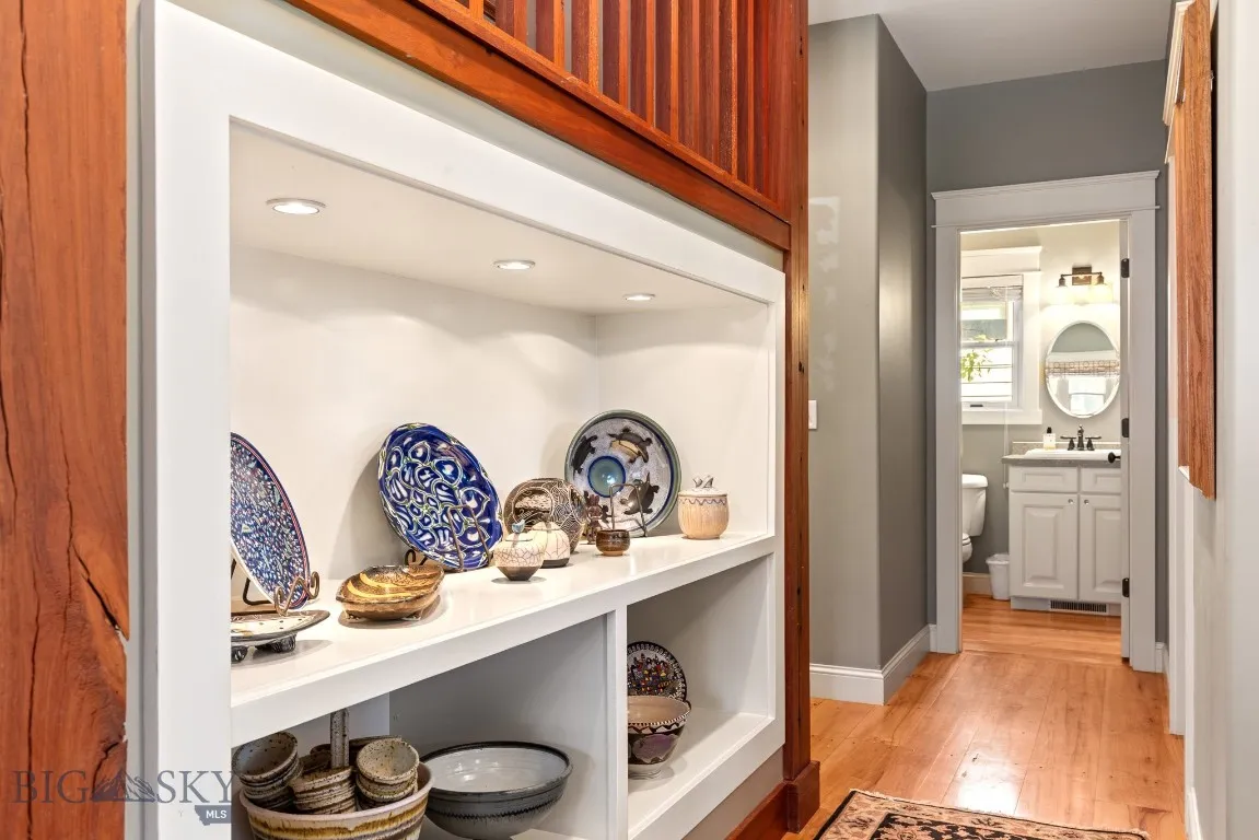 Downstairs powder room