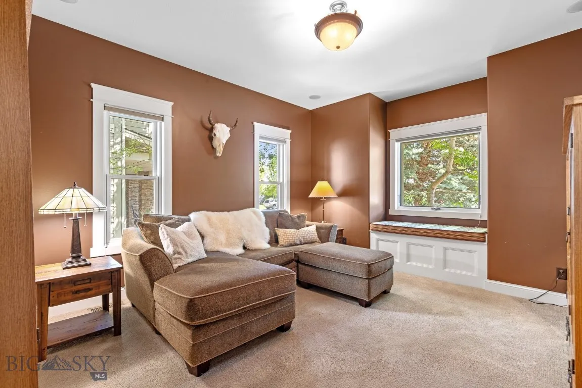 Cozy TV room or office on the main floor