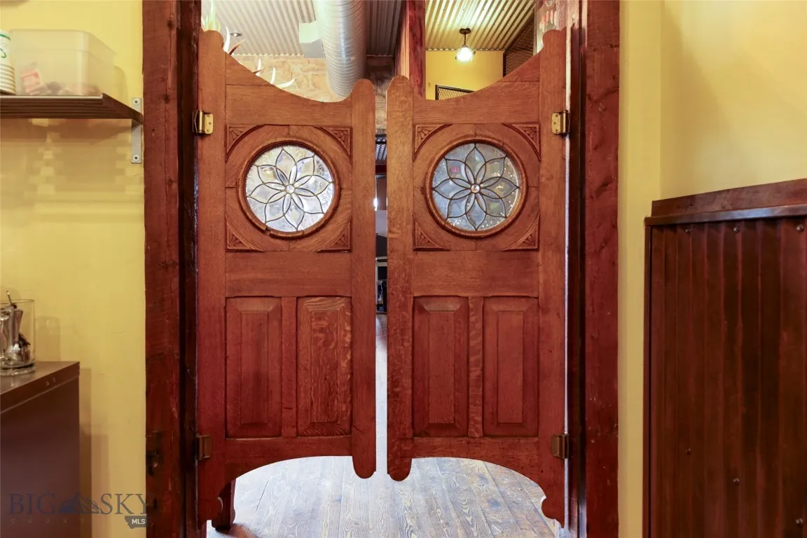 Swinging Doors into Family Restaurant