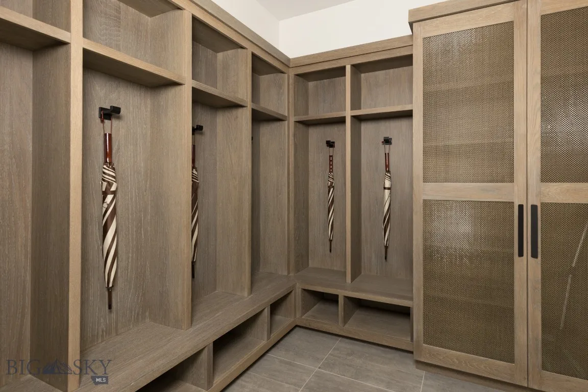 Mudroom featuring tile patterned floors