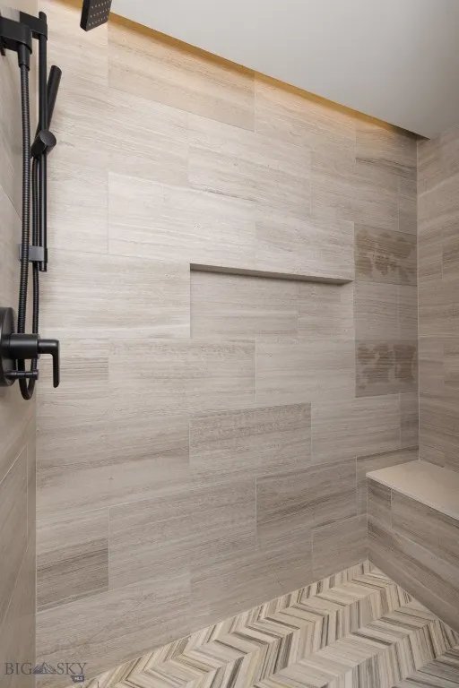 Bathroom with walk in shower
