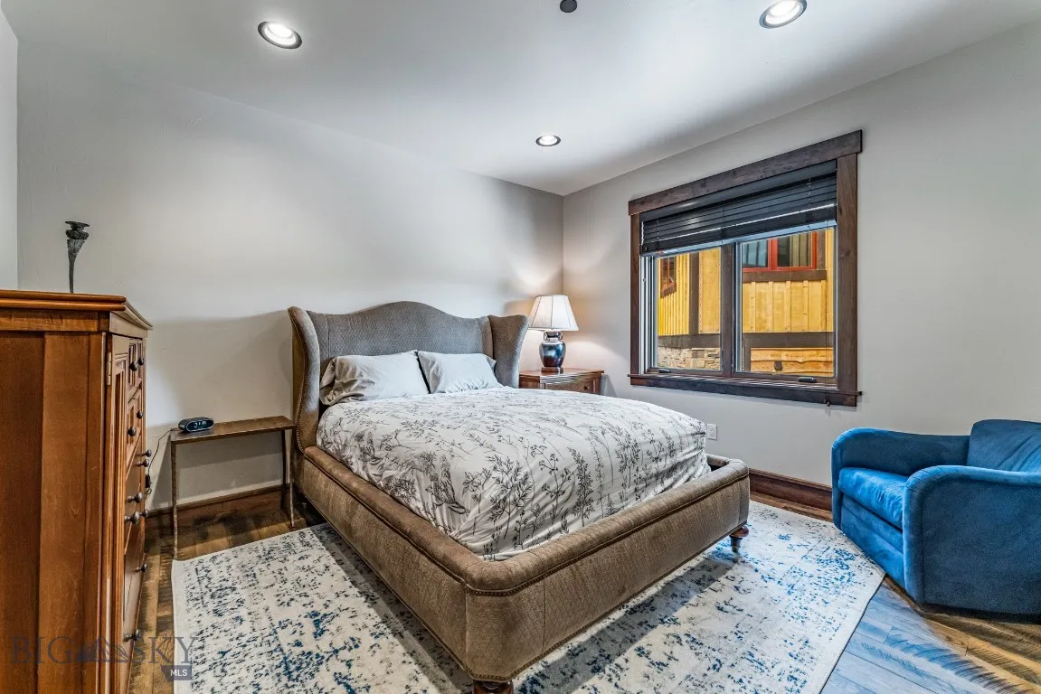 main level bedroom with ensuite bathroom