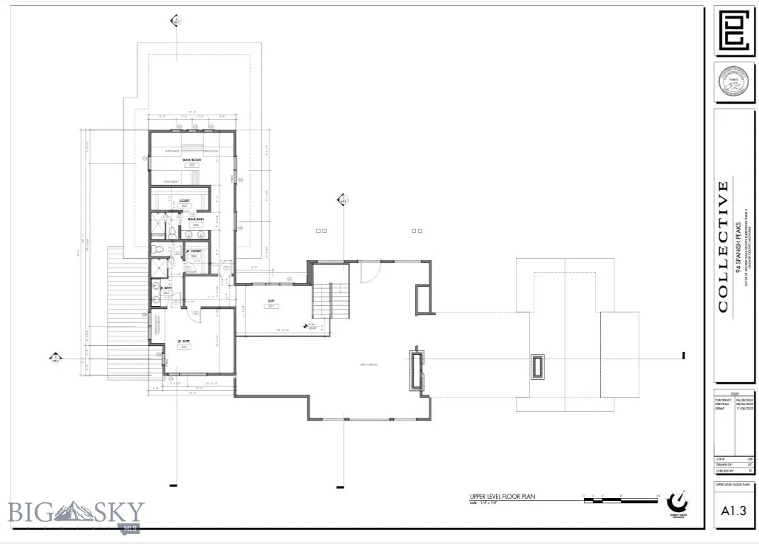 Spec house upper level floorplan lot 94