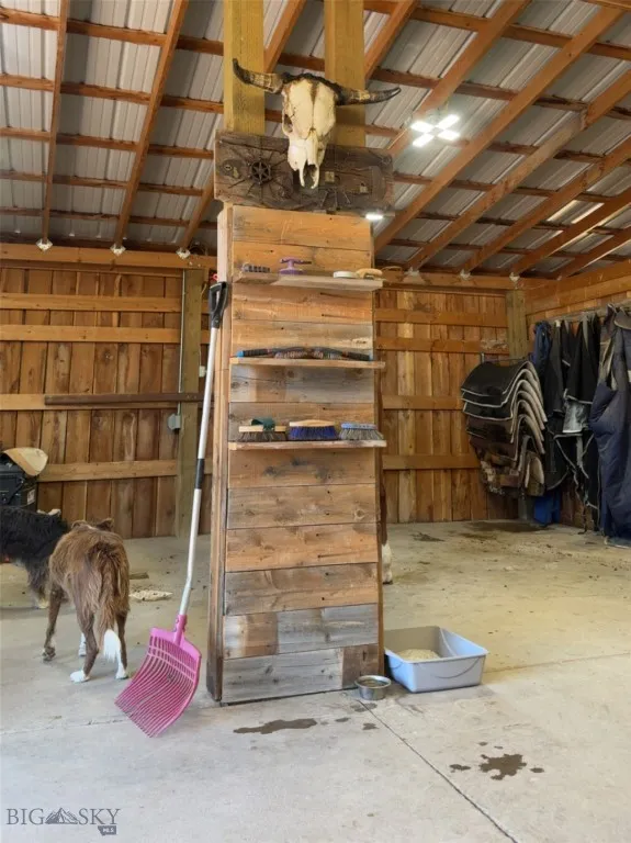 Horse Barn Bath Area