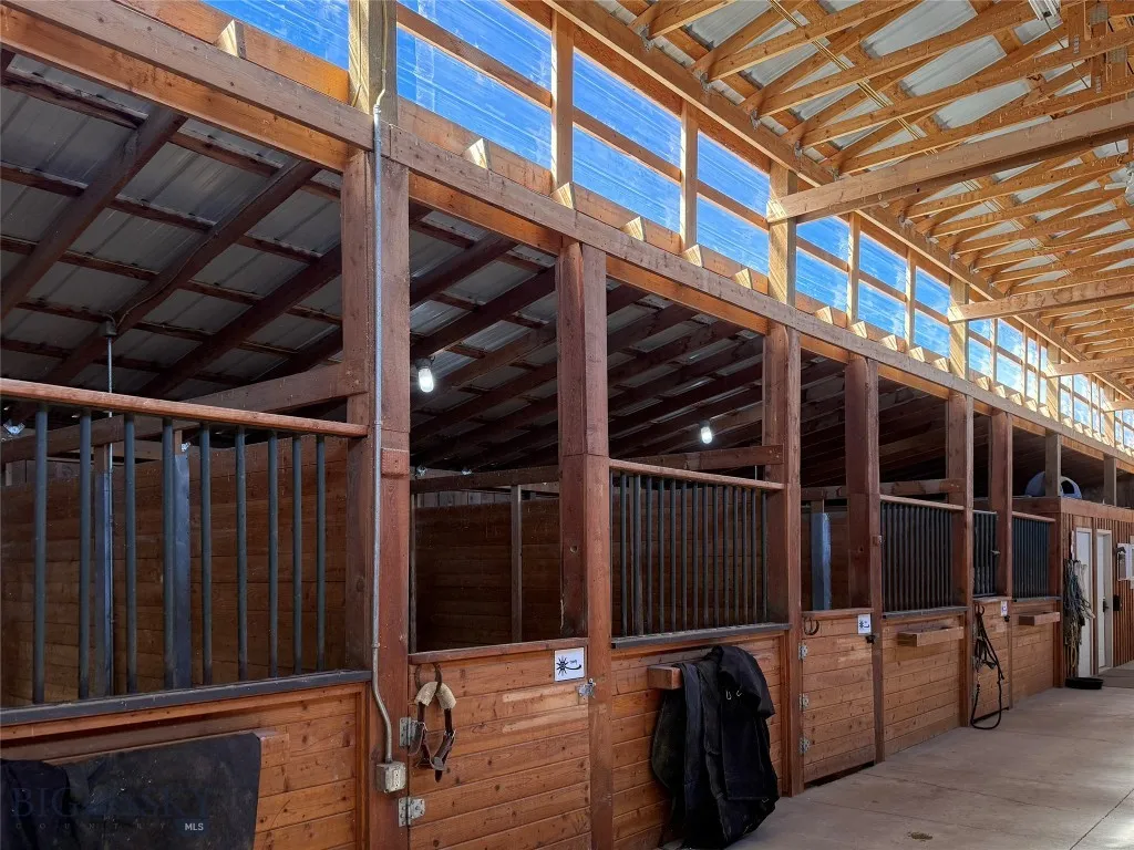 Main Barn Stalls & New Skylights
