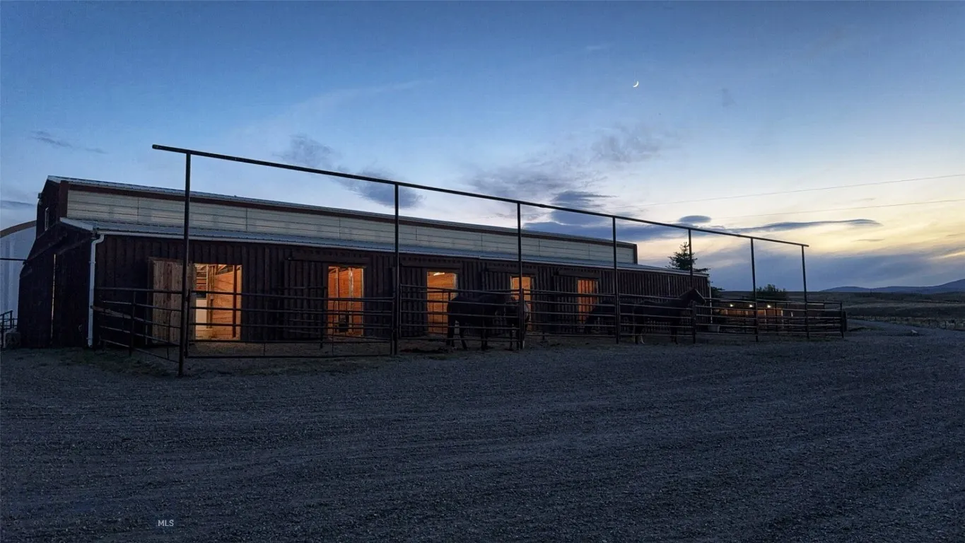 Evening Small Horse Barn