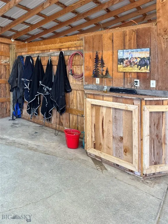 Horse Barn Bath Area