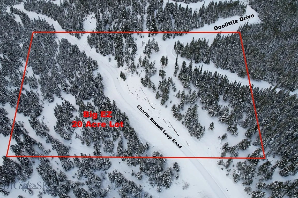 Aerial view of property