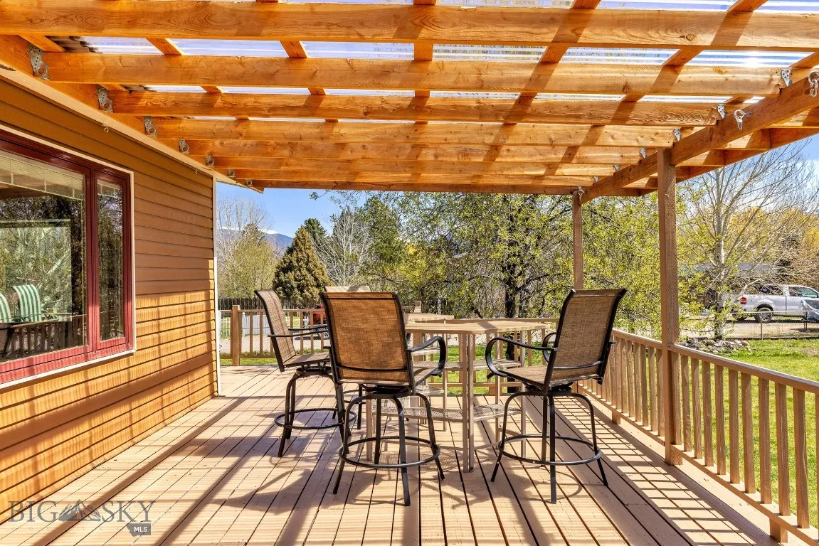 Large Covered Deck