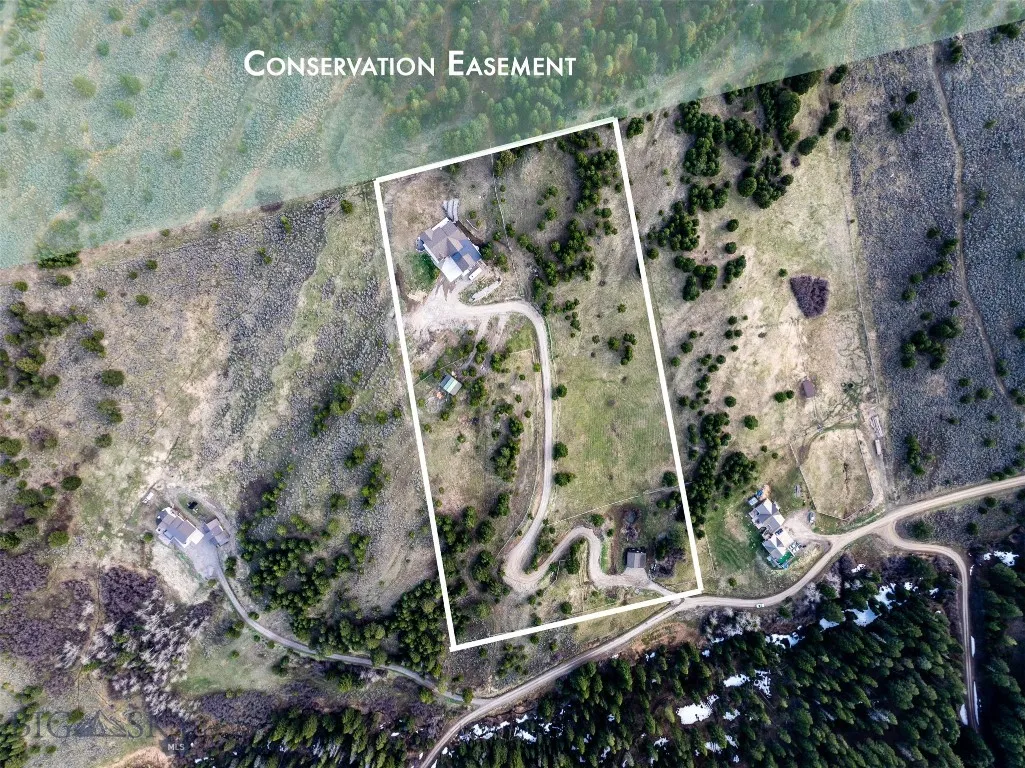 Abuts conservation easement - approximate lot lines