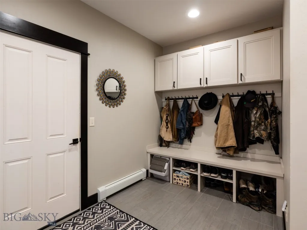 Plentiful storage in mud room