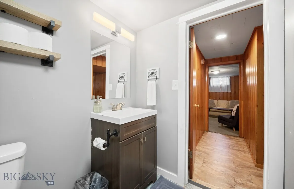 Basement bathroom