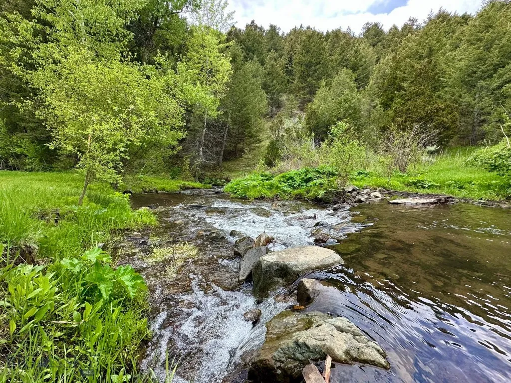 Indian Creek below the property boundary.