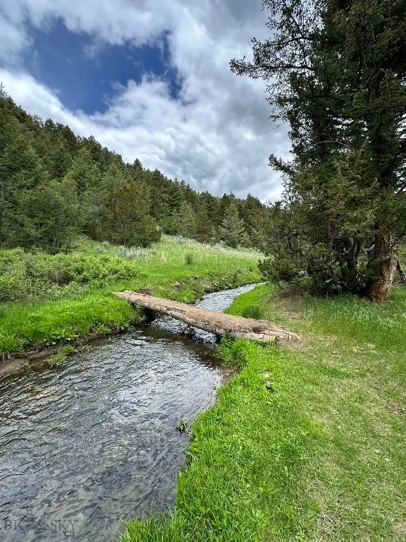Indian Creek below the property boundary.