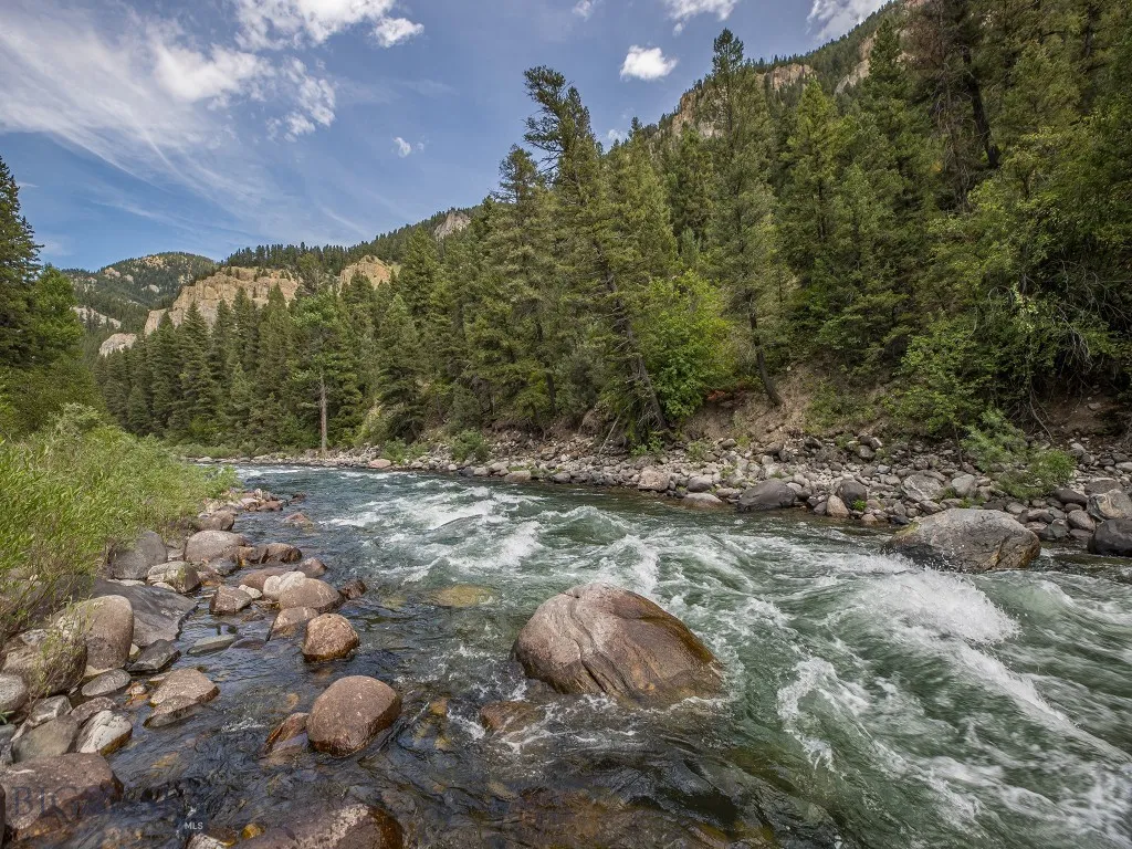 Gallatin River looking South from property