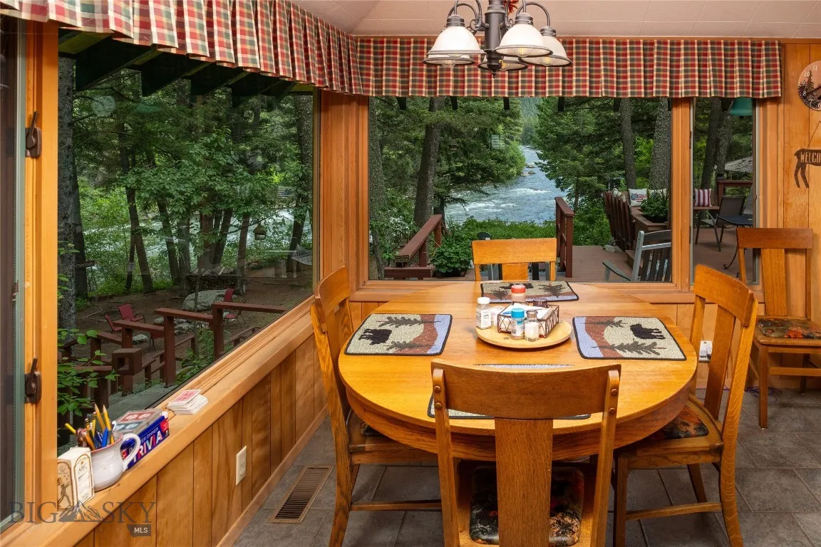 View from the main House dining