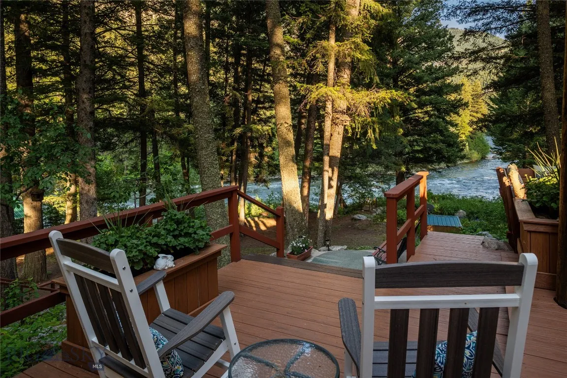 View from Hellroaring cabin