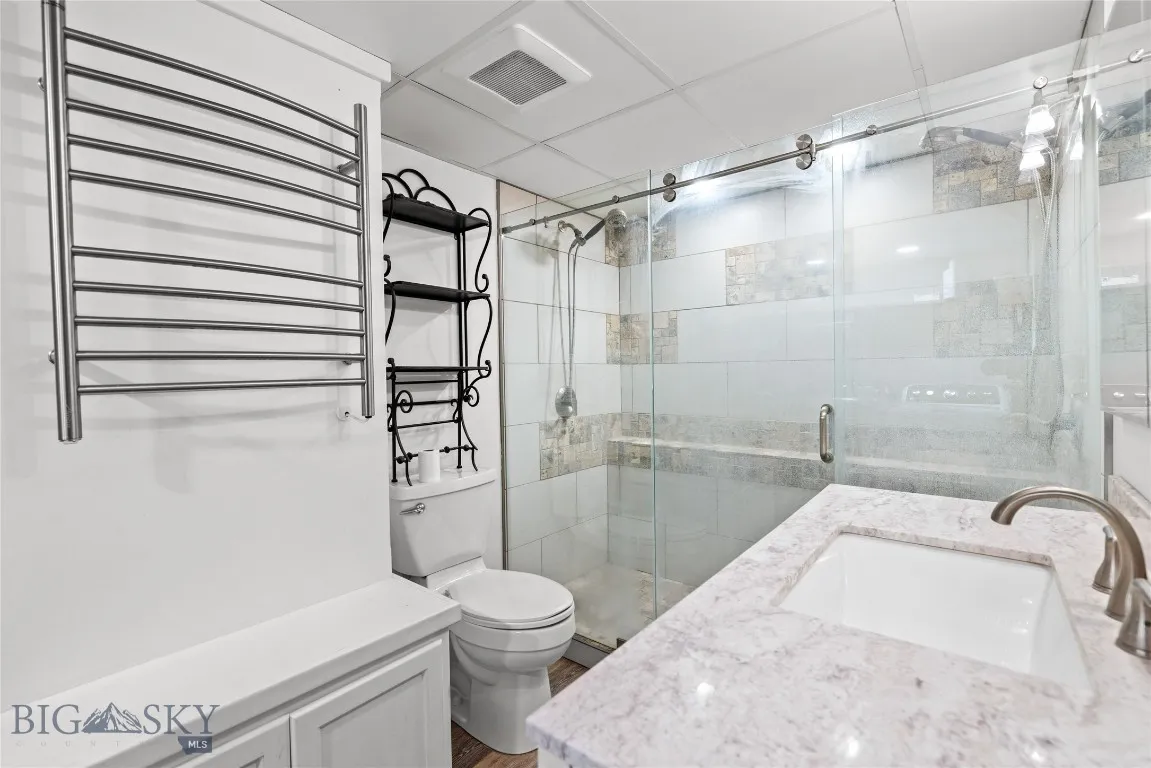 Downstairs 3/4 bathroom