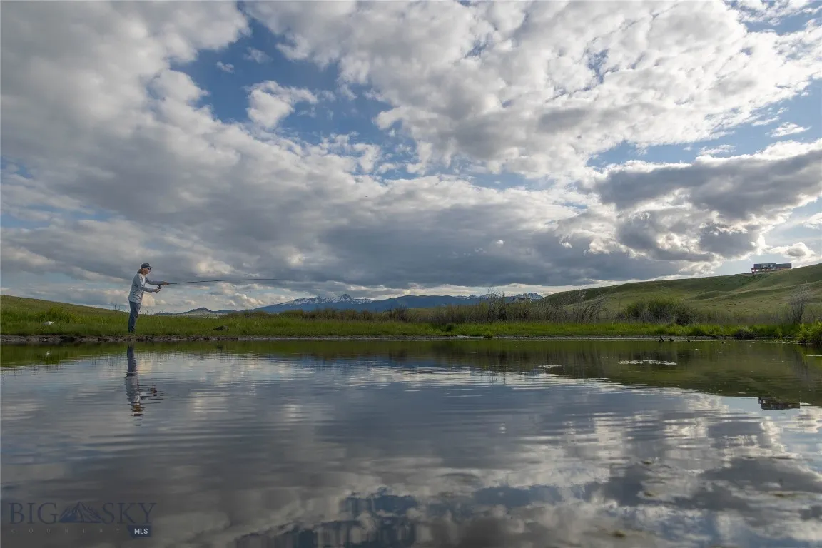 Fishing on the pond