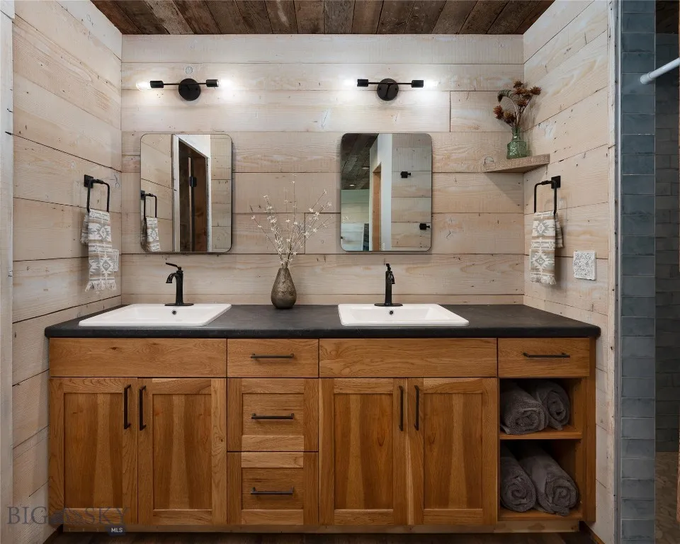 Master bath vanity