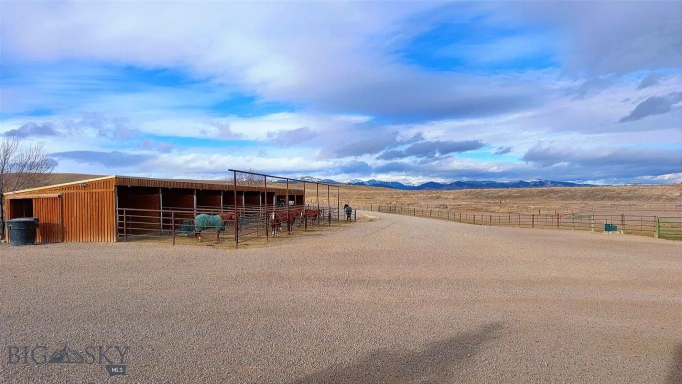 View of Second Barn and Mountains Beyond