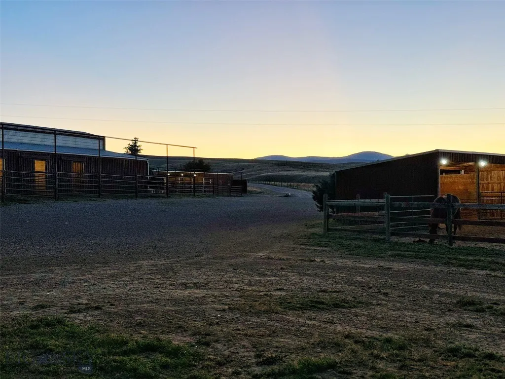 Night View of the Main Barn
