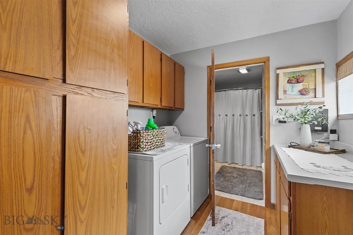 Laundry room provides extra storage