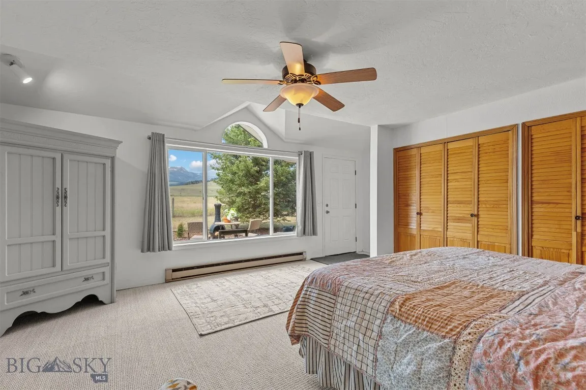 Primary bedroom has private door to back deck