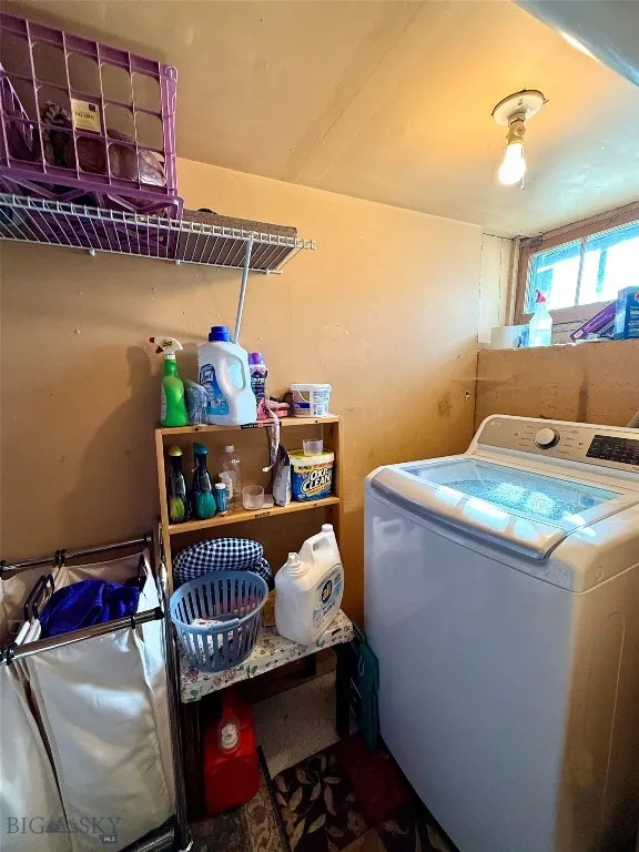 Basement Laundry Area