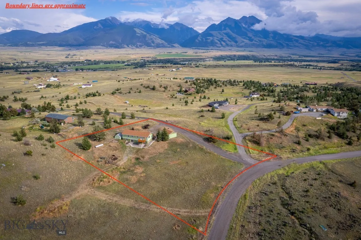 Aerial approximate property lines