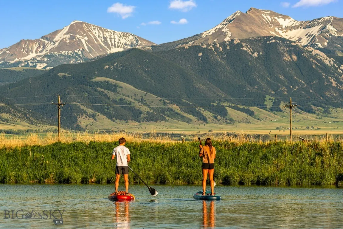Paddle Boarding looking west
