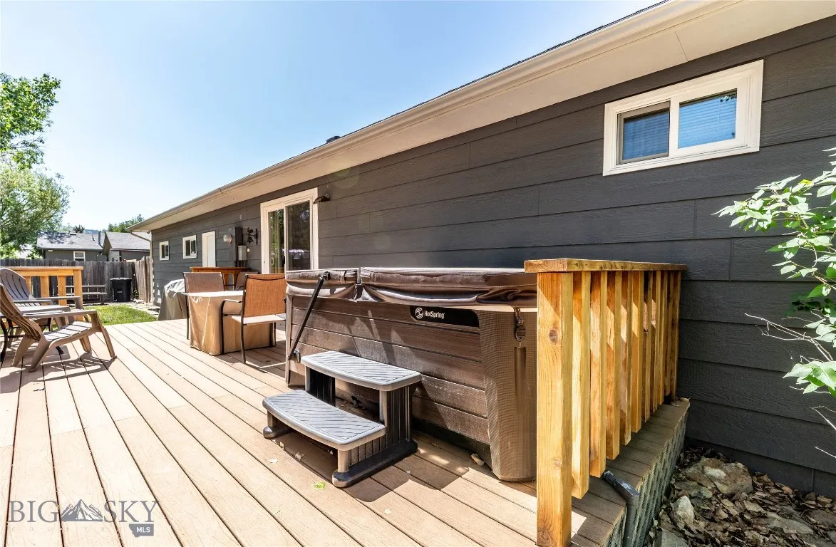 Deck with Hot Springs Spa