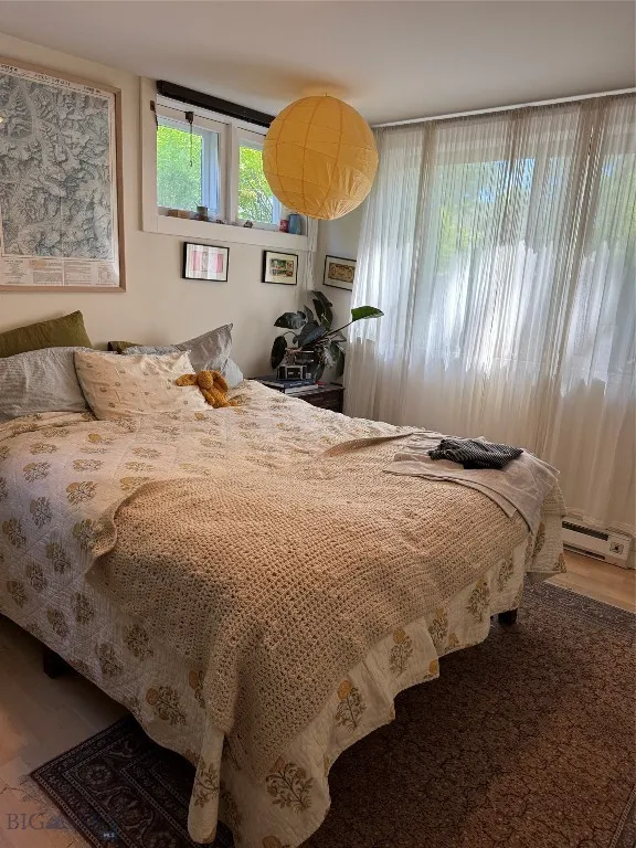 main bedroom downstairs - lots of light