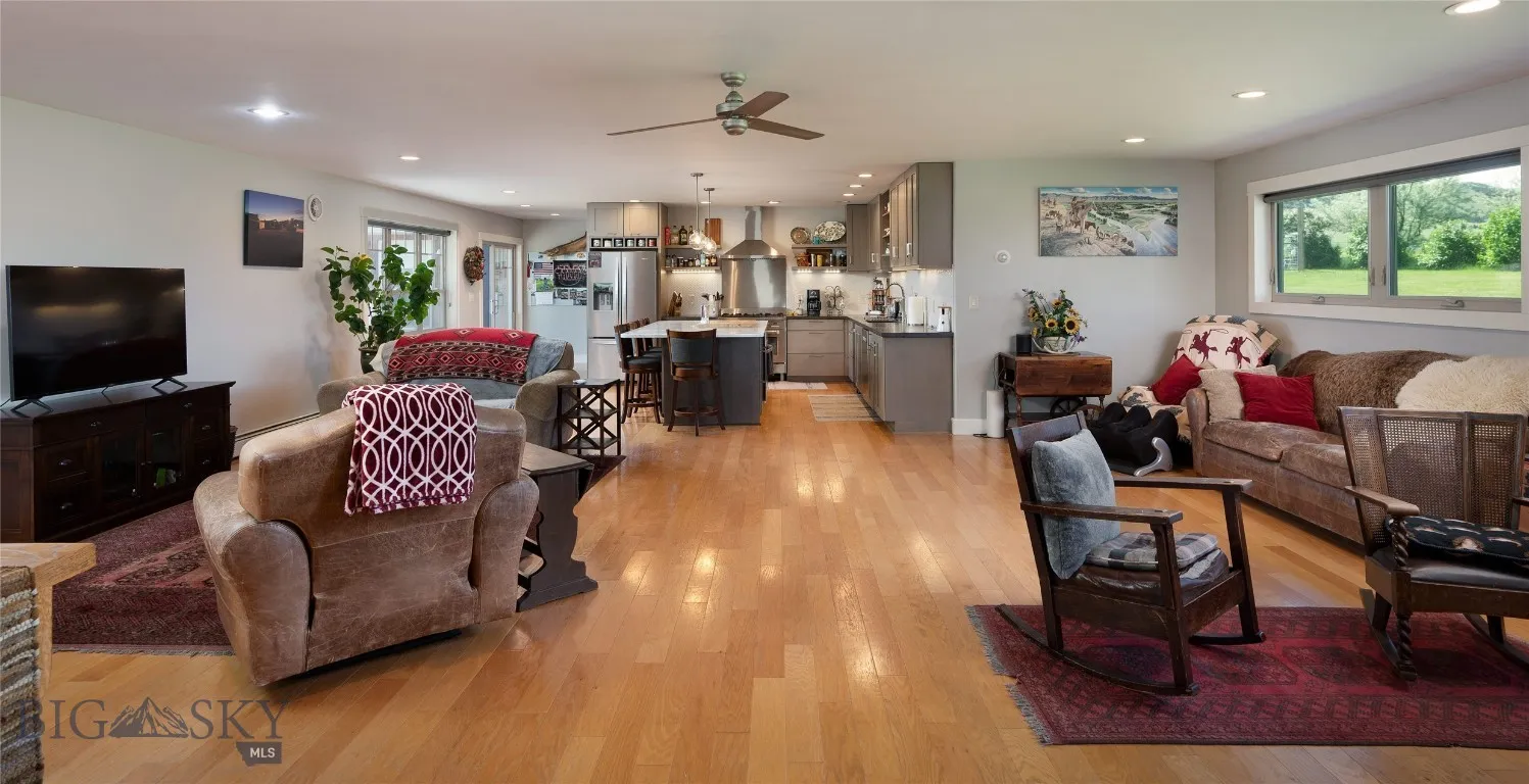 Open kitchen/dining/gathering place