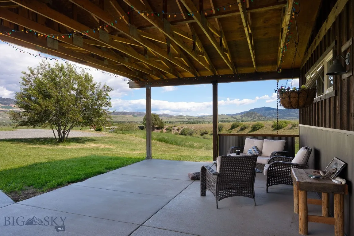 Huge front covered porch