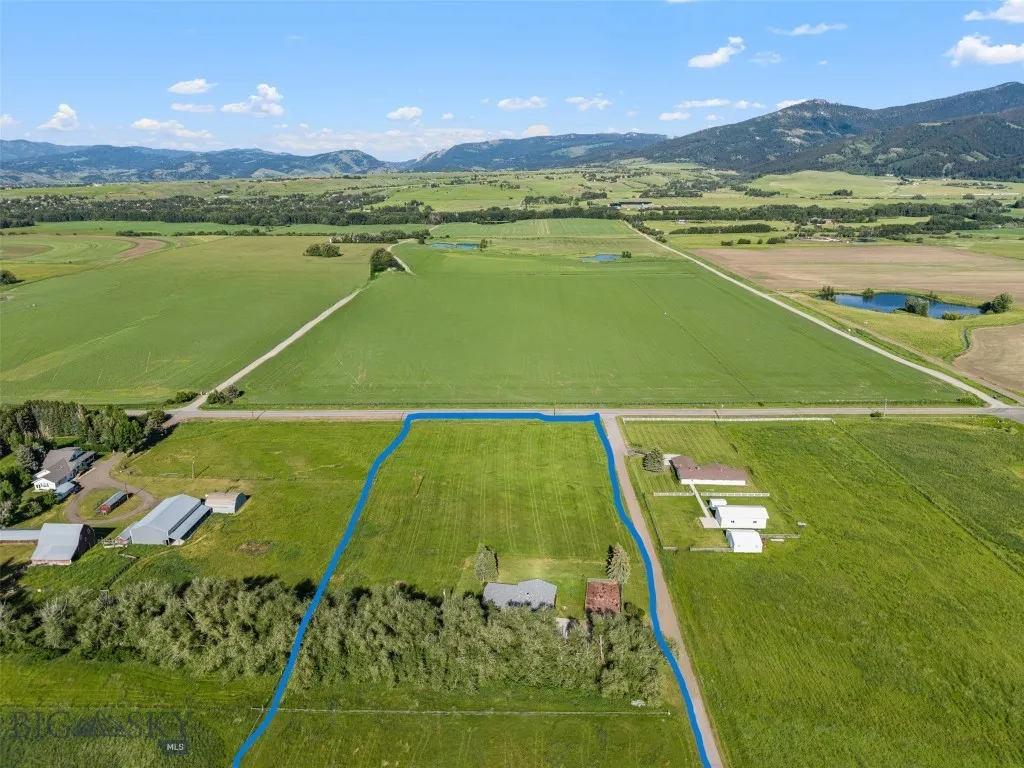 Across from The Abigail Ranch - 500+ acres of farmland. Outline is approx.