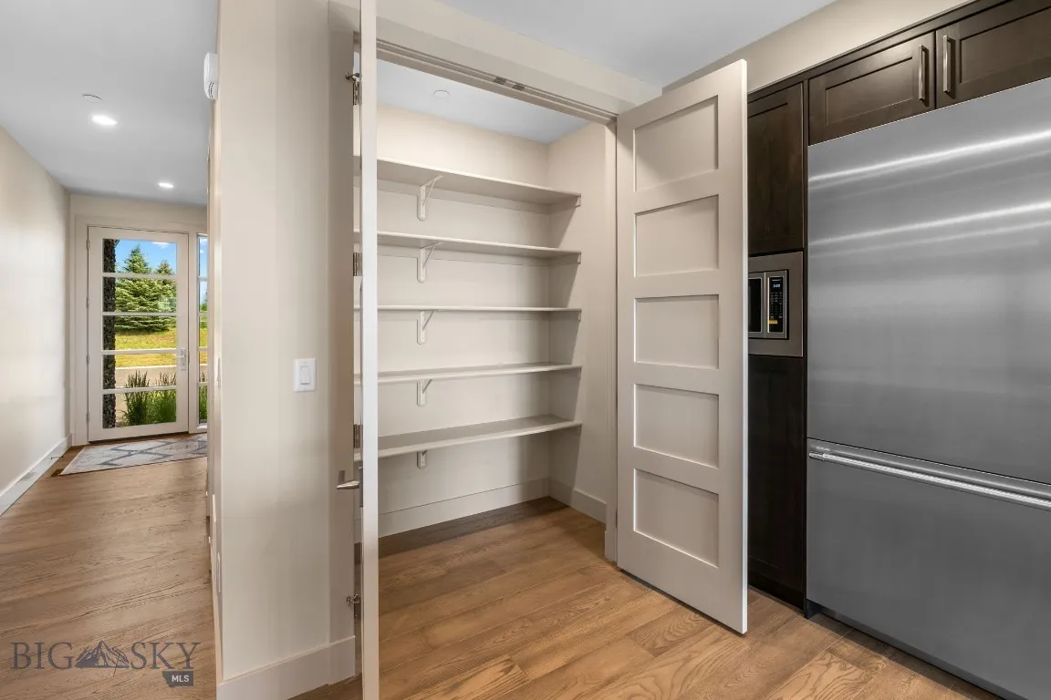 Large pantry.
