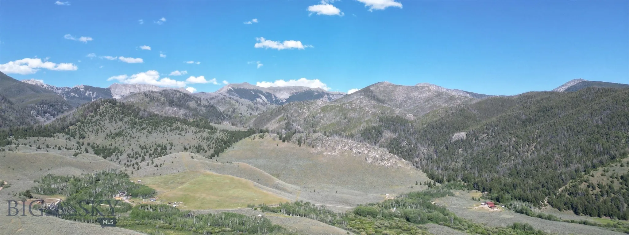 View of Pioneer Mountains
