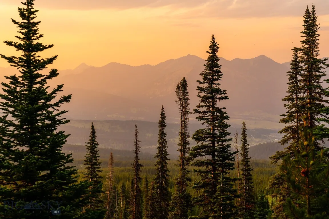 Sunset alpenglow