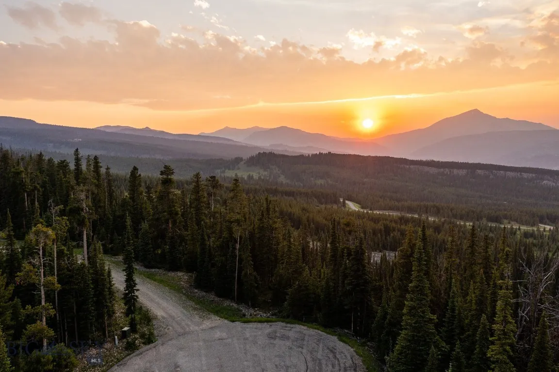 Sunsets to the West over the mountain peaks are extraordinary