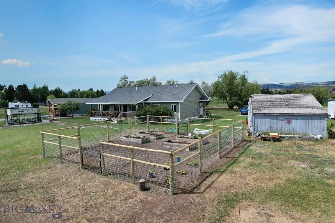 Garden and Barn