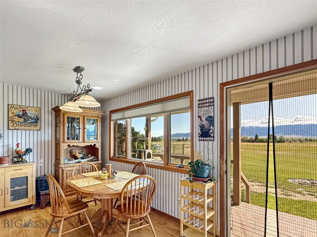 Dining Area & Kitchen slider to covered porch