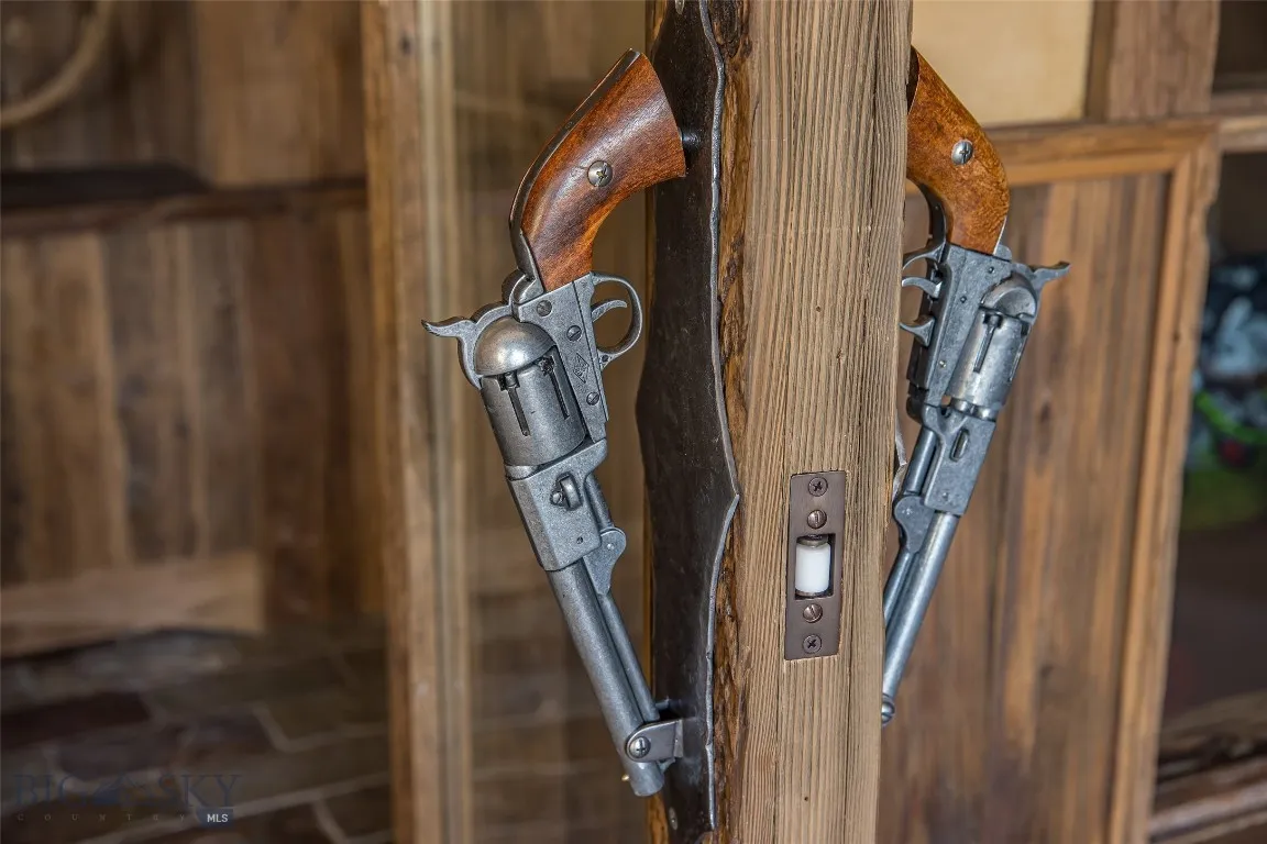 Custom Colt 45 Wine Cellar Door Handles