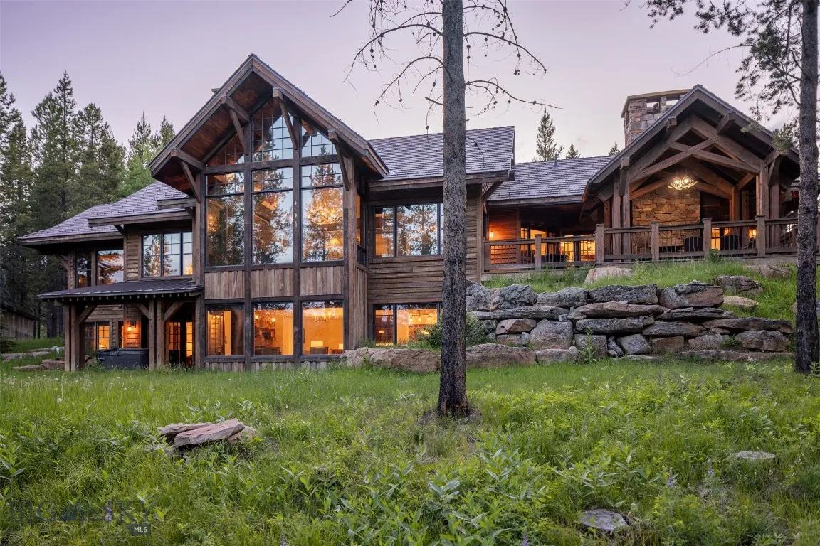 Stunning stone and timber framed home