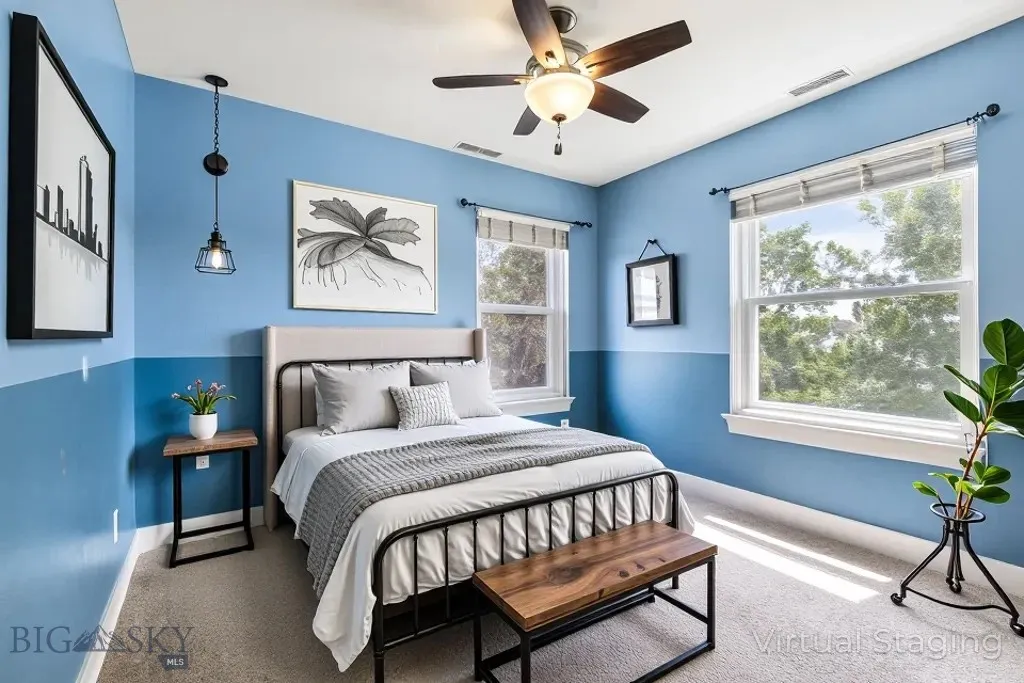 Virtually staged, Bedroom #2