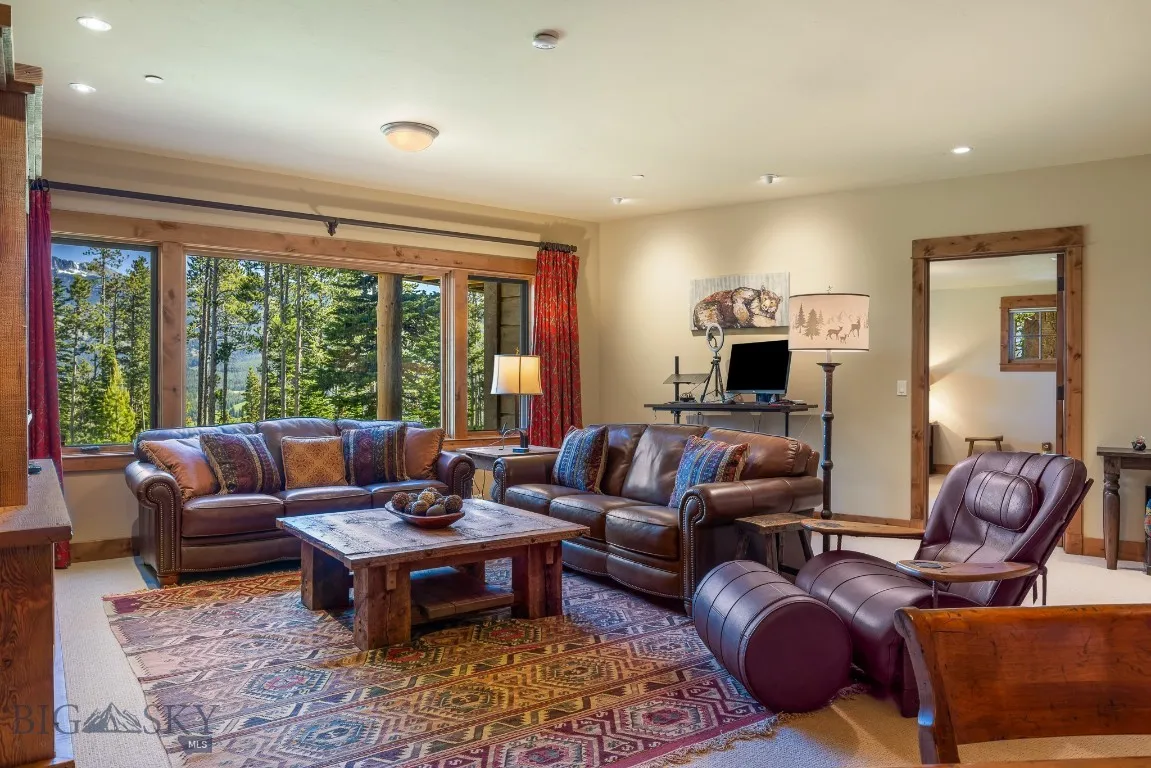 Lower level living/family area