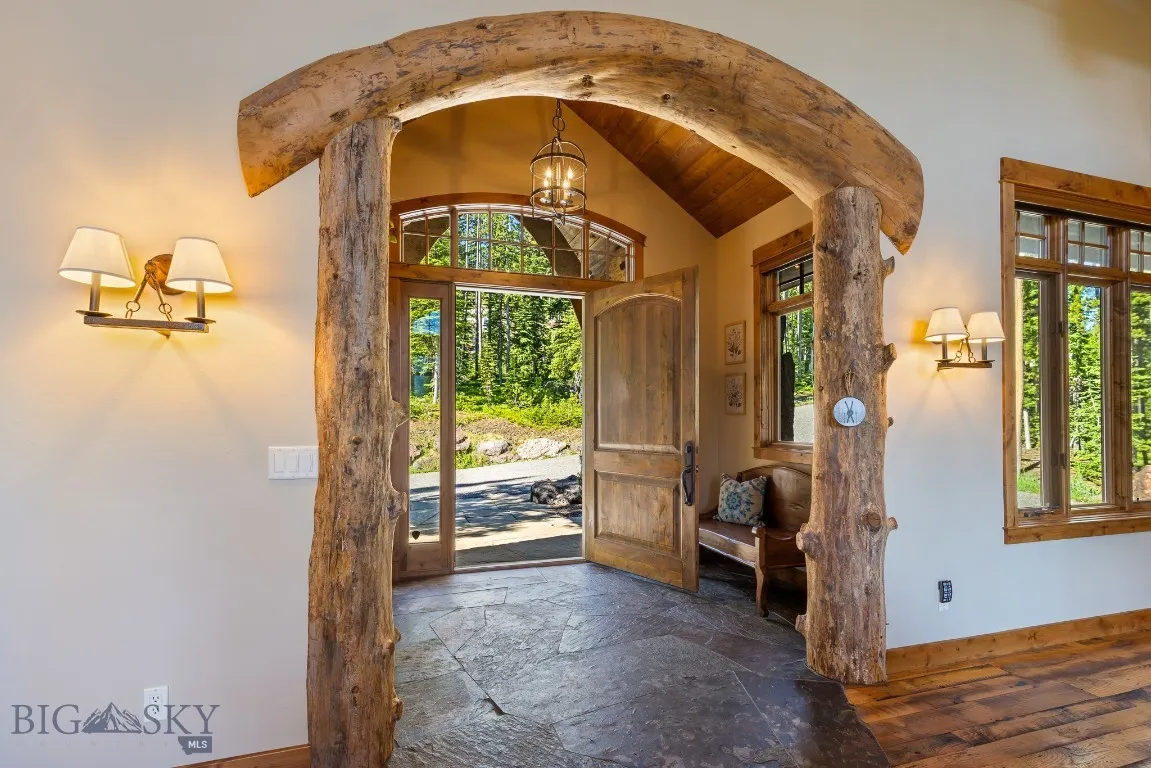 Beautiful front entry detail