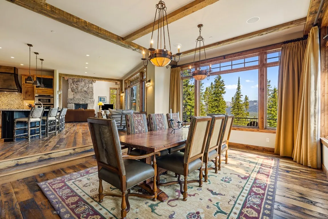 Dining area near kitchen