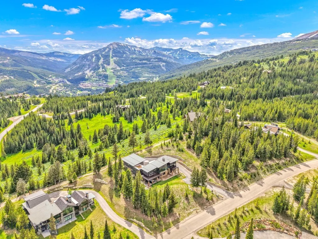 The house sits on 1.2 acres.