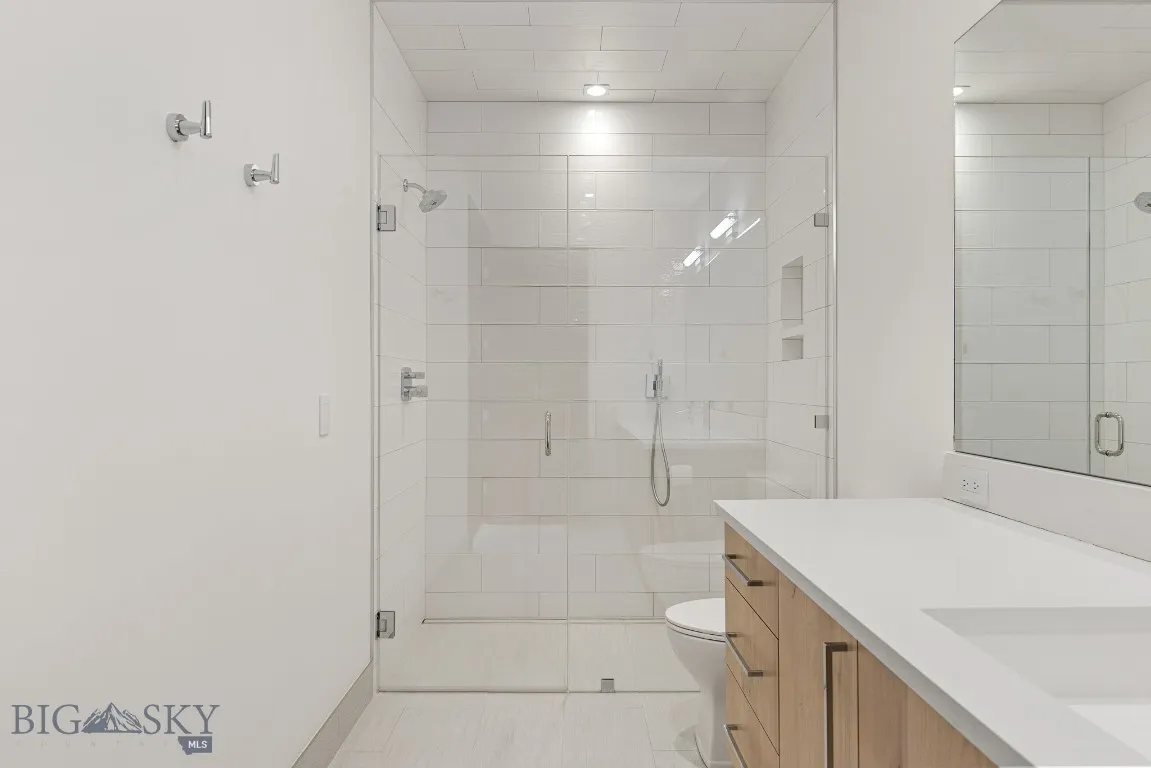 Lower level bathroom detail
